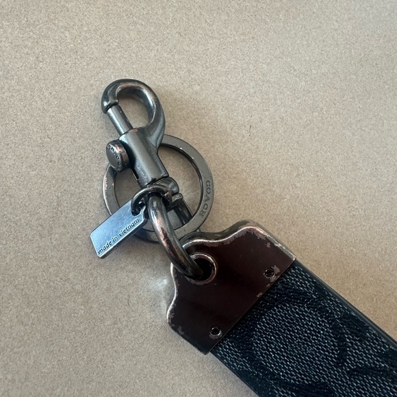 Coach Black and Silver Key Holder - Picture 3 of 4